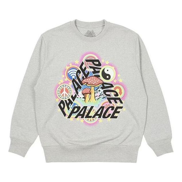 Palace Bun 5G Crew Sweater 'Grey' P23CW035