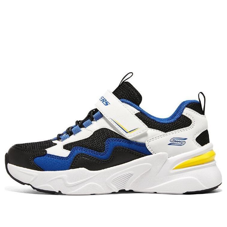 (GS) Skechers Comfortable Sport Sneakers 'Black White Blue' 405251L-WBKB