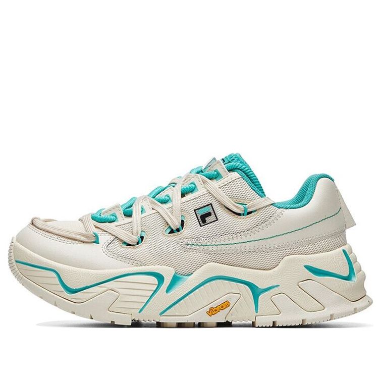 (WMNS) Fila Fusion Shoes 'Cream White Green' T12W034104FWP