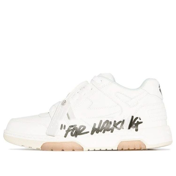 (WMNS) Off-White Out of Office For Walking Sneaker 'White Black' OWIA259C99LEA0020110