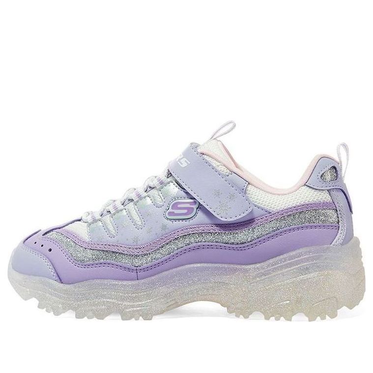 (GS) Skechers D'lites Electric Coloring 'Purple' 319042L-PRMT