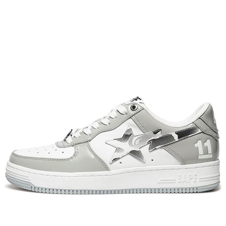 A BATHING APE Bape Sta 'White Silver Grey' M91003H-GW