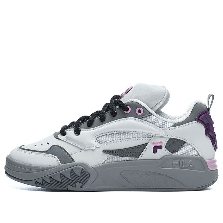 (WMNS) FILA FUSION Desperado Vintage Basketball Shoes 'White Grey Purple' T12W313203FVQ