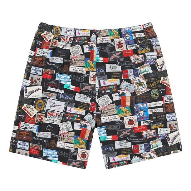 Supreme SS21 Week 14 Labels Pique Short 'Multi-Color' SUP-SS21-753