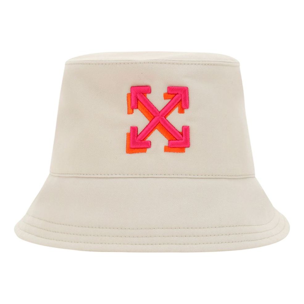 (WMNS) Off-White Arrow Bucket Hat 'Beige Fuchsia' OWLB021S23FAB0010132
