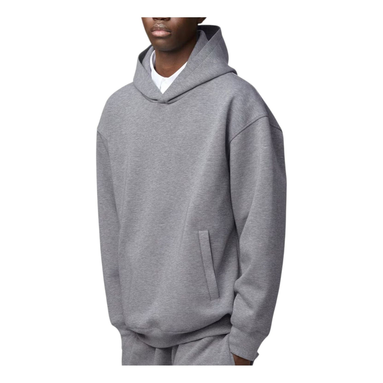 UNIQLO Sweat Oversized Hoodie 'Ash Grey' 482309-03