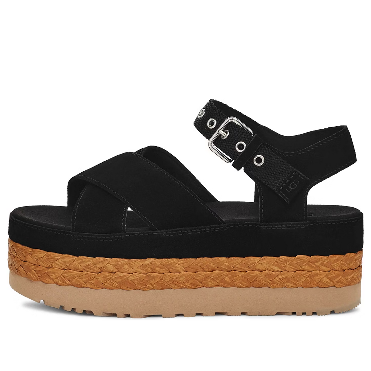 (WMNS) UGG Aubrey Ankle Sandal 'Black' 1152711-BLK