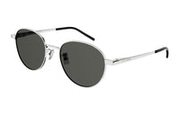 SAINT LAURENT Round-frame Engraved-logo Sunglasses