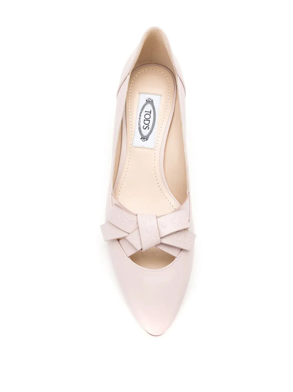 Tod's Bow Cut-Out Leather Pumps