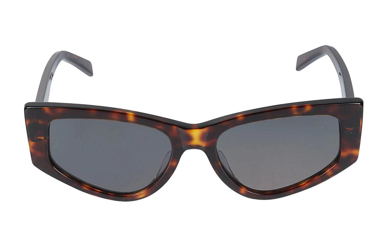 CELINE - Irregular Shape Sunglasses Unisex Tortoiseshell