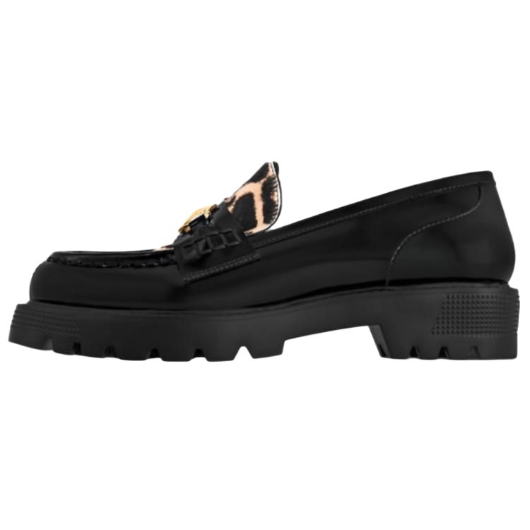 LOUIS VUITTON District Loafers Women's Black