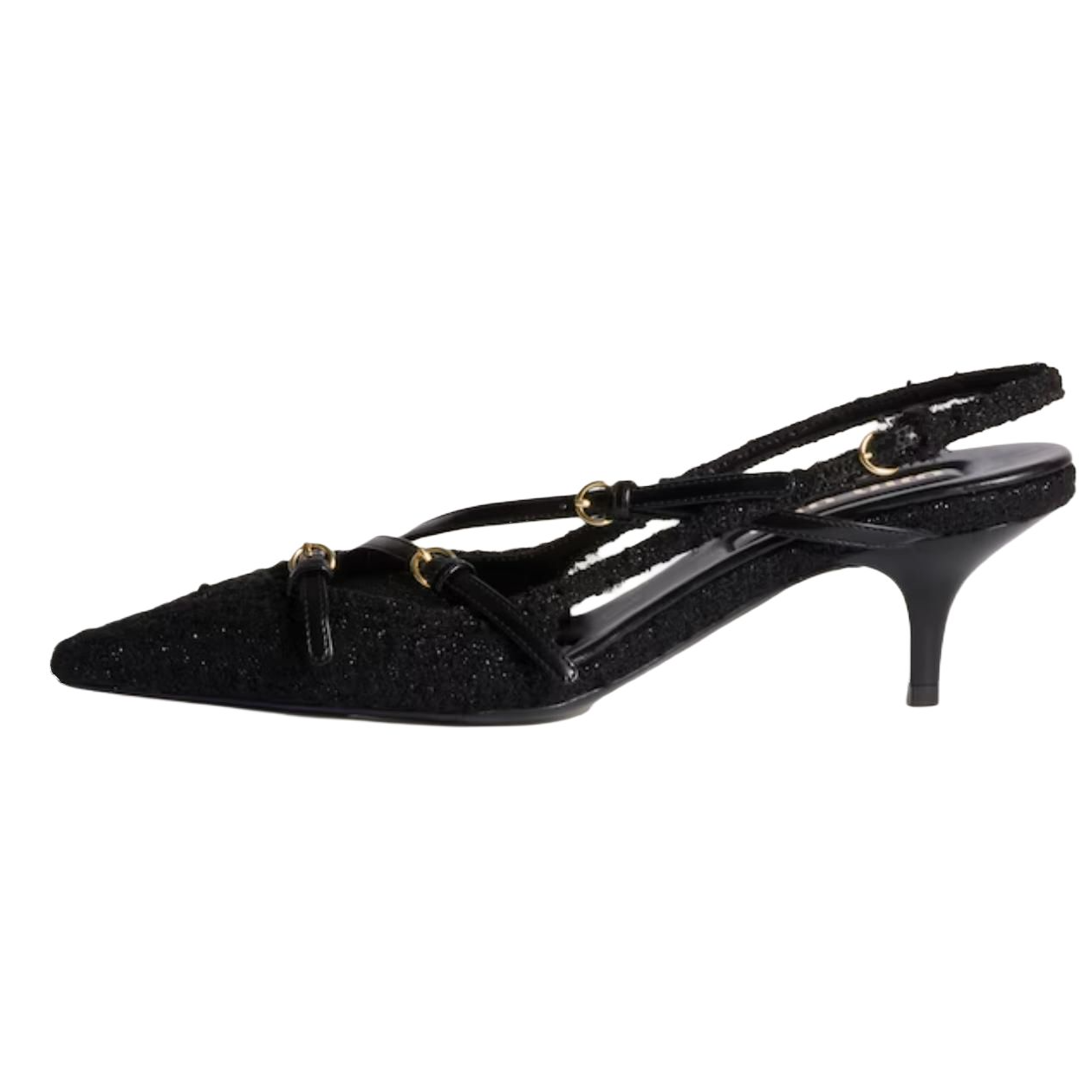 MIU MIU Slim Heel High Heels 5.5cm Women's Black
