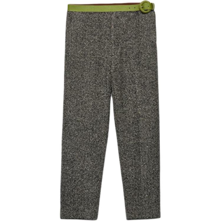 PRADA Belted Slim Fit Trousers