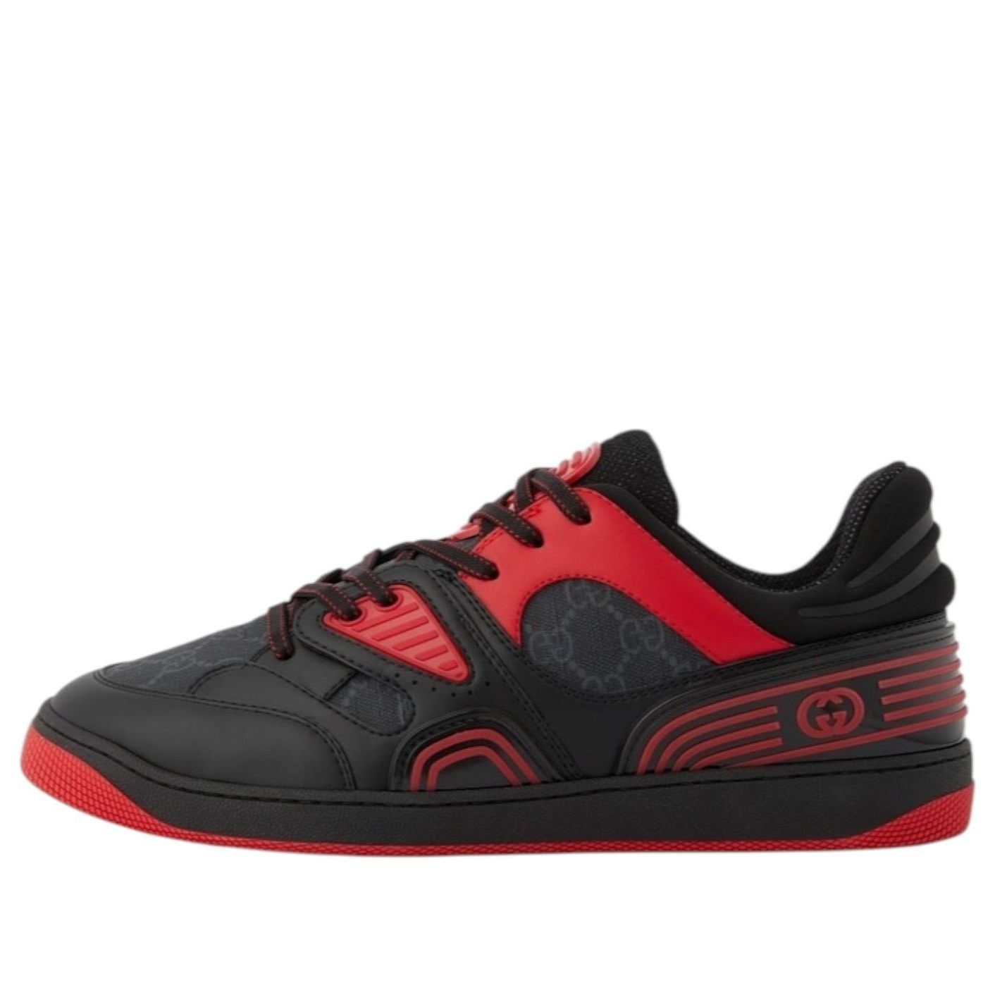 Gucci Basket Low 'Black Red' 724004FAA1U1158