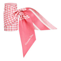 DIOR Silk Silk Scarves Women's Pink
