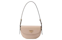 PRADA Leather Handbag, Shoulder Bag Women's Travertine