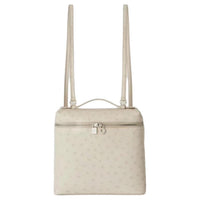 Loro Piana ExtraPocket Ostrich Leather Handbag, Backpack, Backpack Women's Inca Stone Color