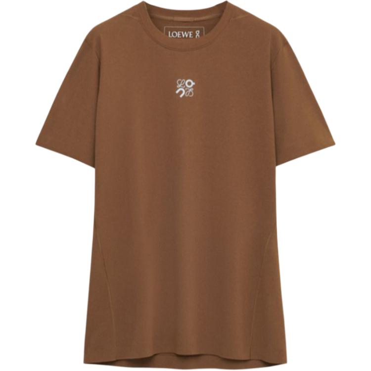LOEWE x On SS25 T Shirt Unisex Brown