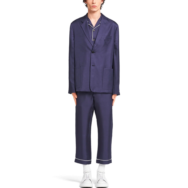 PRADA Business Suits Coats Men's Blue