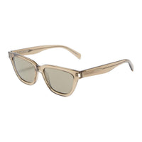SAINT LAURENT Acetate Cat Eye Sunglasses Unisex Brown