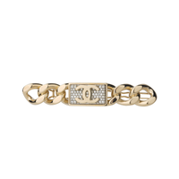 CHANEL 1986 1988 Cc Logo Barrette