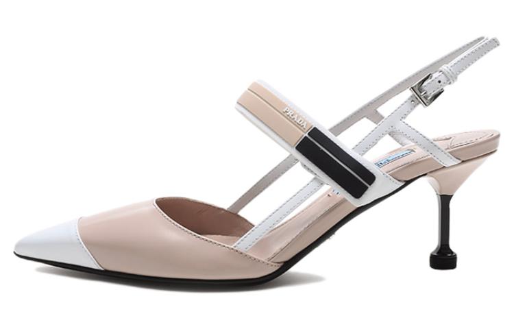 PRADA High Heels Women's Nude White