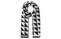 PRADA Triangle logo Silk Scarf