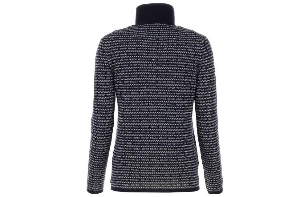 PRADA Allover Logo Knitted Jumper