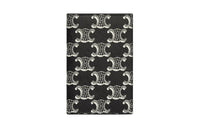 CELINE Cow Leather Card Holder Men's ** Black & White