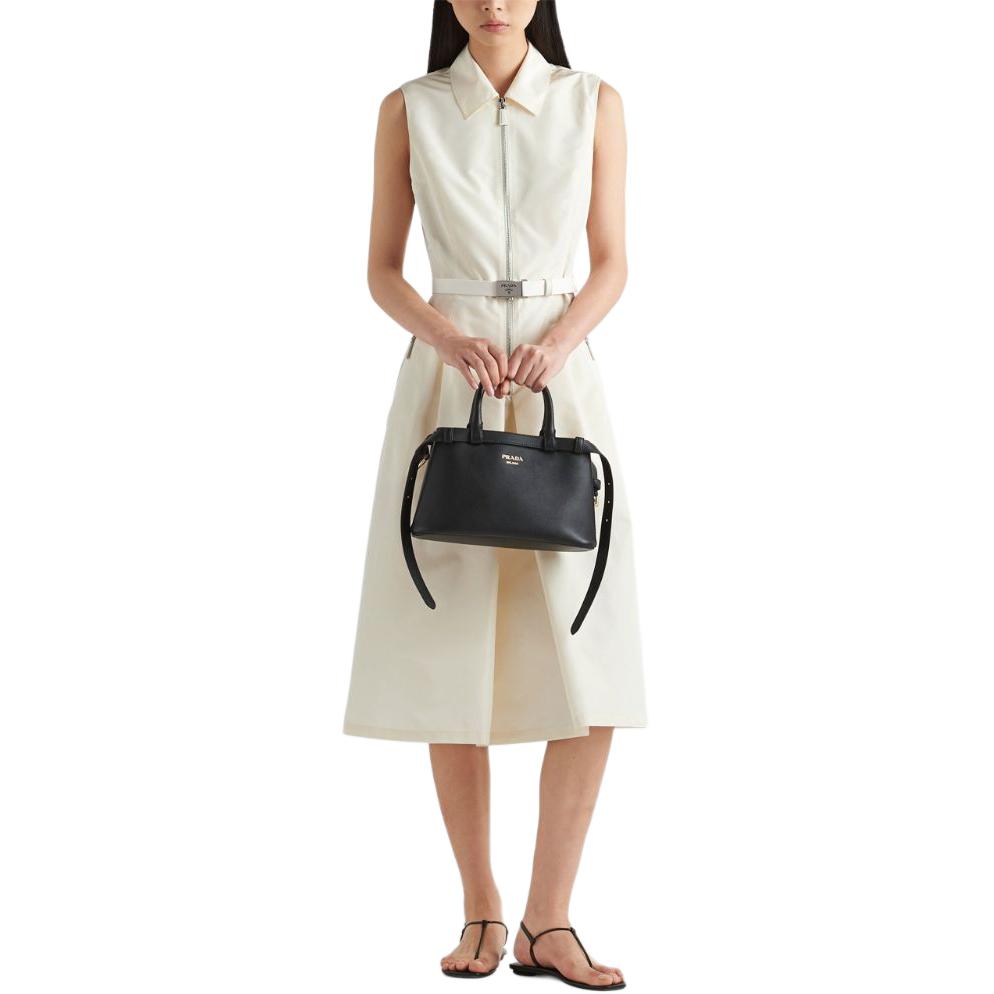 PRADA Belted waist Midi Dress