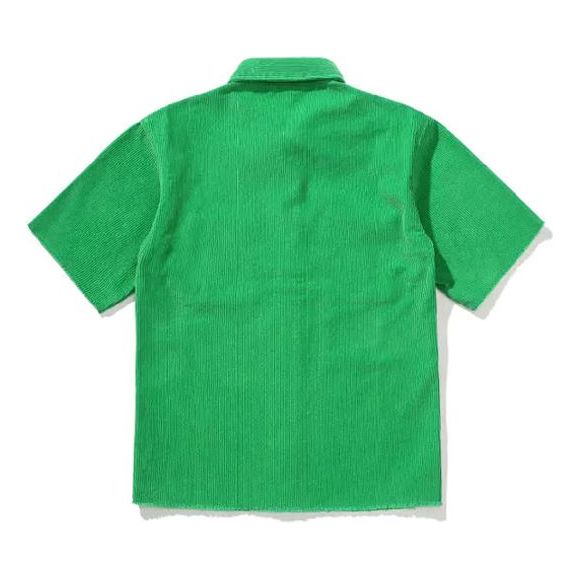 Drew House Corduroy Shirt 'Green' DR-SS21-83