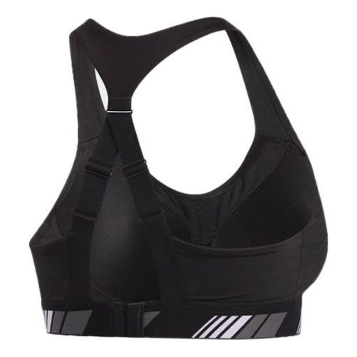 (WMNS) adidas Stronger For It Moto Bra 'Black' EA3244