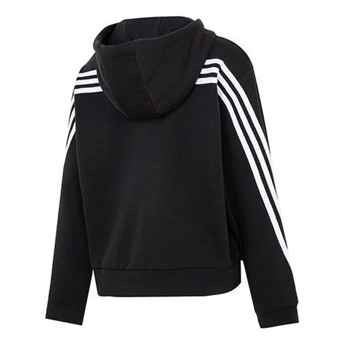 (WMNS) adidas Future Icons 3-Stripes Full-Zip Hoodie 'Black White' HT4715