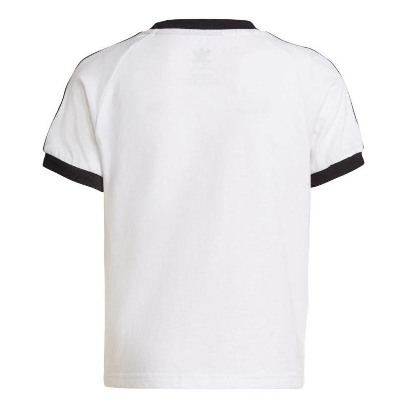 (GS) adidas Adicolor 3-Stripes T-Shirt 'White Black' HK2912