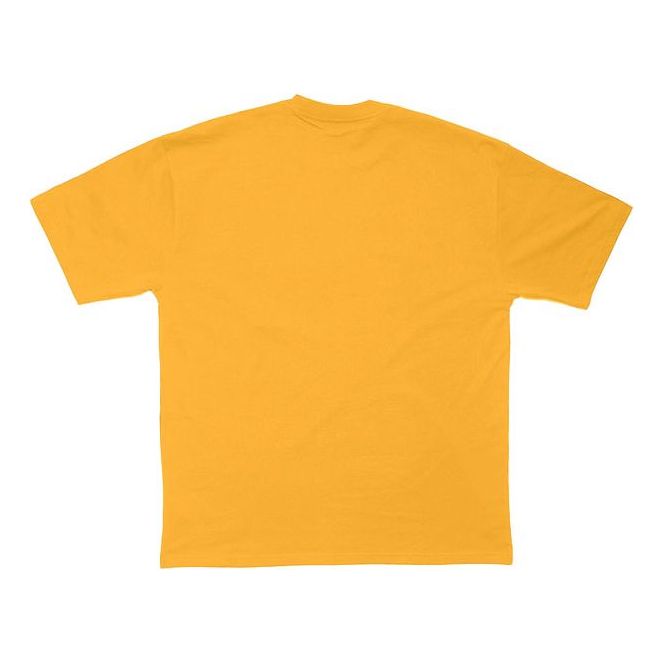 Drew House Mascot T-shirt 'Gold Yellow' DR-FW21-093