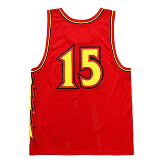 Supreme Bolt Basketball Jersey 'Red Yellow' SUP-SS18-426
