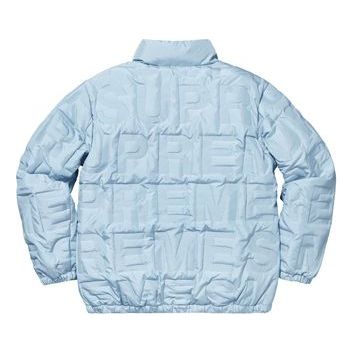Supreme Bonded Logo Puffy Jacket 'Teal' SUP-SS19-019