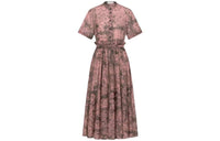DIOR Short-Sleeved Dresses Women's Pink