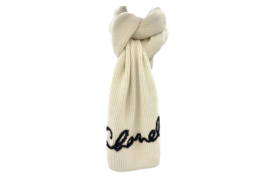 CHANEL Knit Scarves Women's