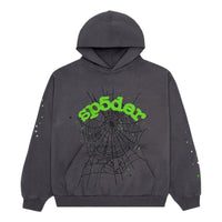 Sp5der Wait Web Hoodie 'Slate Grey' SP5-OGWB-HD-GRY