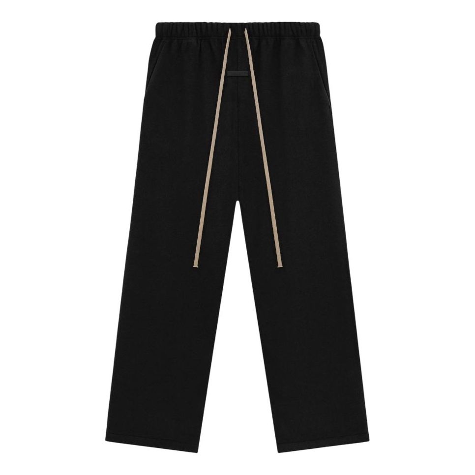 Fear of God Essentials SS25 Relaxed Brushed Sweatpants 'Black' 130HO244700F