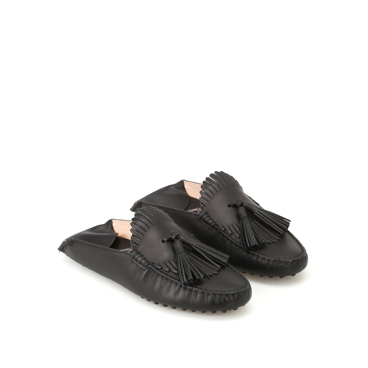 Tod's Gommini Circle Frangia Sandals