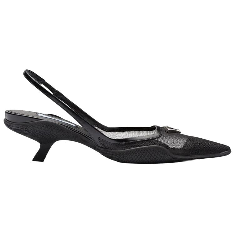 PRADA Irregular Heel High Heels Women's Black