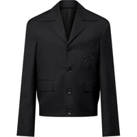 LOUIS VUITTON Embroidered Wool Signature Blouson