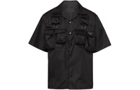 PRADA Triangle Plaque Short Sleeved Cargo Shirt