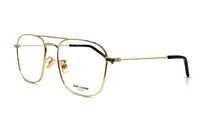 SAINT LAURENT Alloy Aviator Eyeglass Frames Unisex