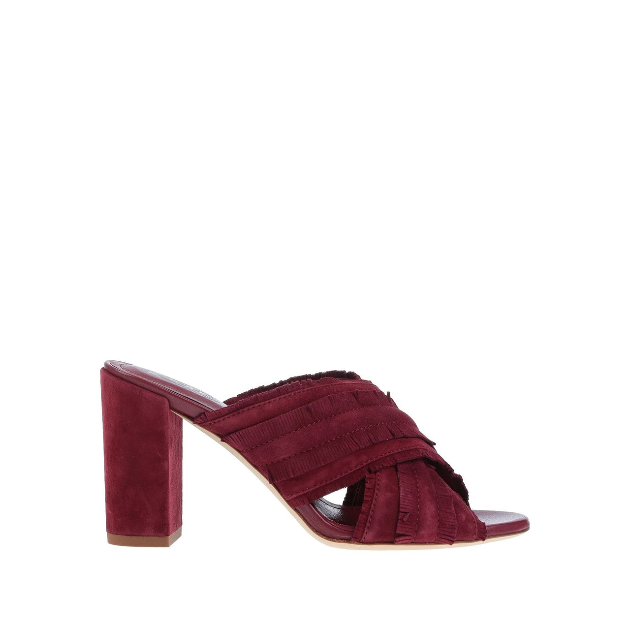 Tod's Fringed Heel Mules