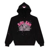 Sp5der Angel Number Hoodie 'Black' SS05FW24BLK