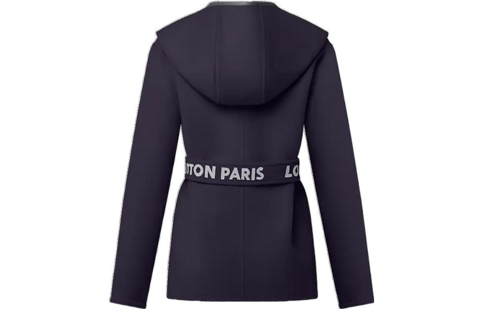 LOUIS VUITTON Signature Double Face Short Wrap Coat