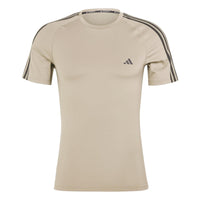 adidas Techfit 3-Stripes Training T-Shirt Asia Sizing 'Green Black' IR7418